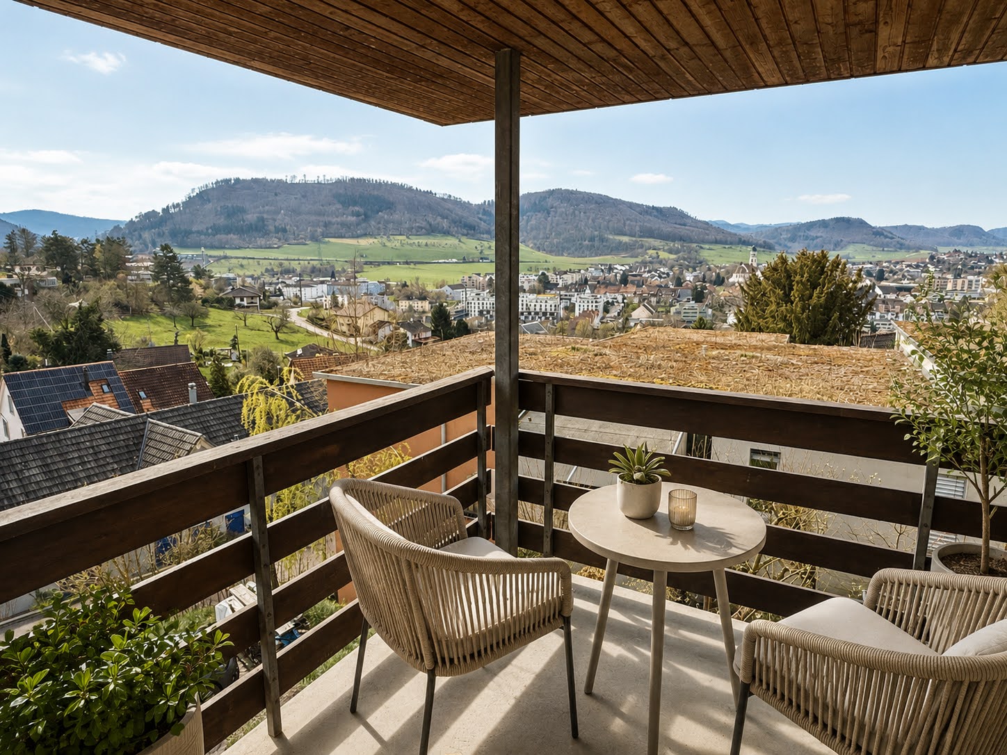 KI Balkon mit Aussicht
