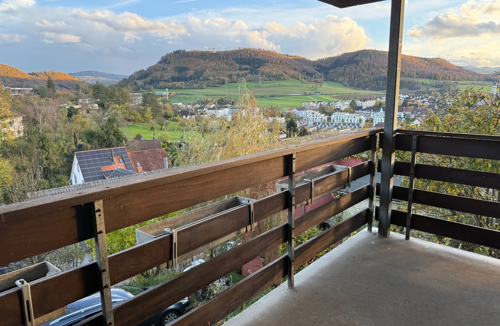 Balkon mit Aussicht